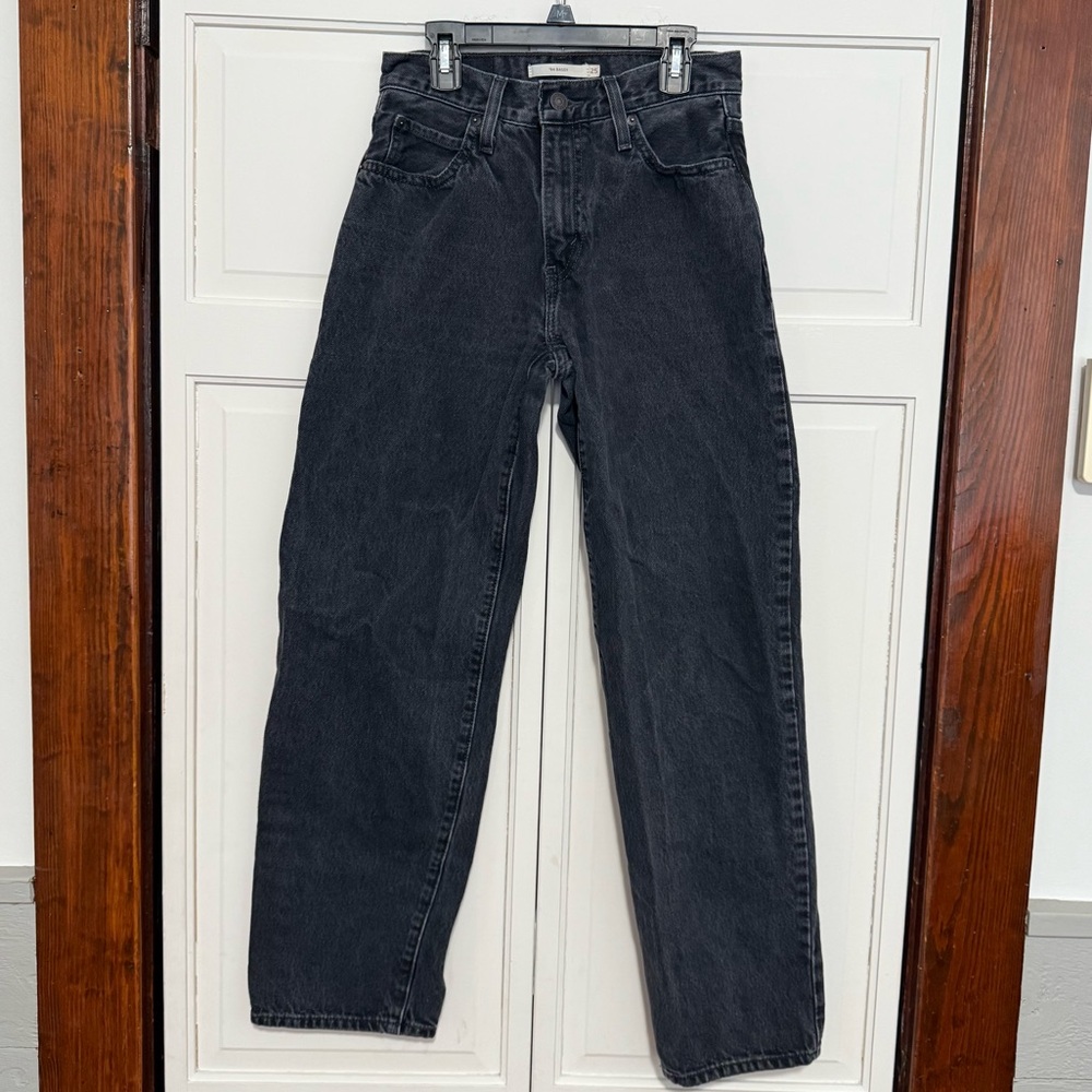 Levi's 94 Baggy Jean in black Womens size 25